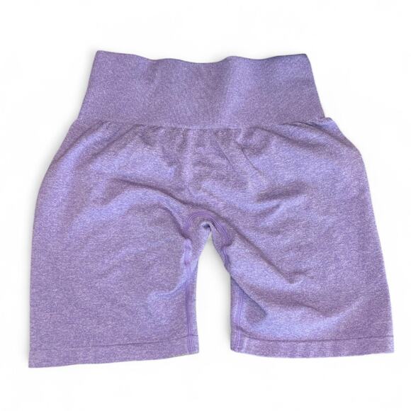 NVGTN Lilac Scrunch Seamless Shorts activewear biker shorts workout gym - Picture 4 of 5